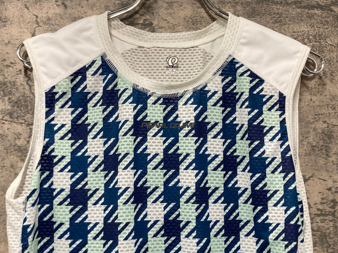 KJ164 パールイズミ PEARL iZUMi ベースレイヤー 白青 XL