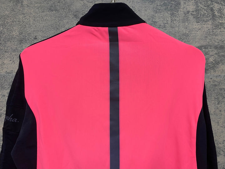 JY126 ラファ Rapha SOUPLESS JACKET 長袖 サイクルジャケット 裏起毛 黒 M