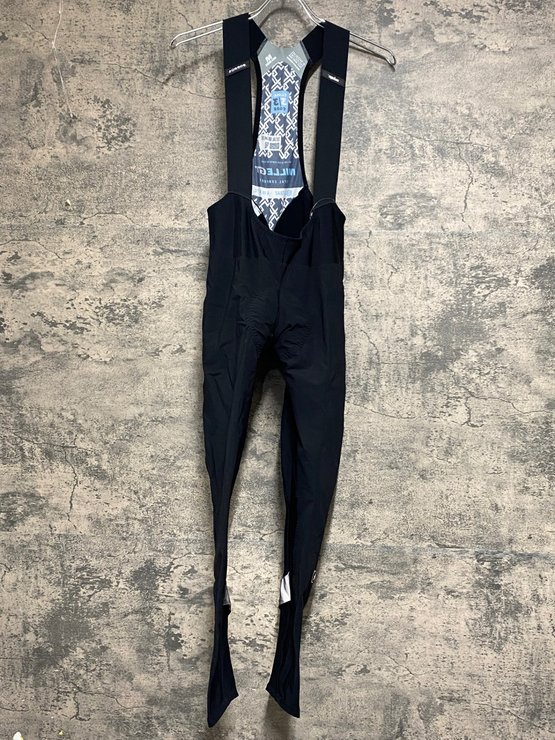 KG044 アソス assos ULTRAZ WINTER BIB TIGHTS ビブタイツ 黒 M 裏起毛 ※擦れ