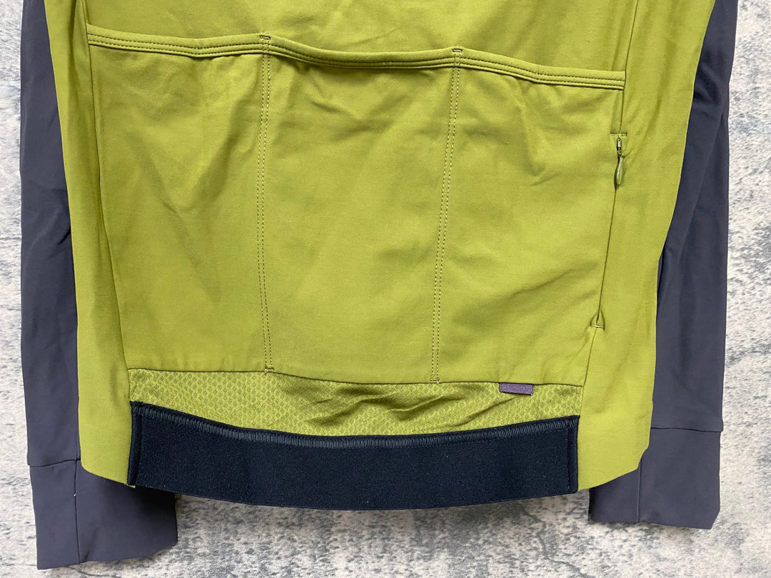 JY516 パスノーマルスタジオ PAS NORMAL STUDIOS Mechanism Long Sleeve Jersey 長袖 サイクルジャージ グレー グリーン レディース S ※スレ