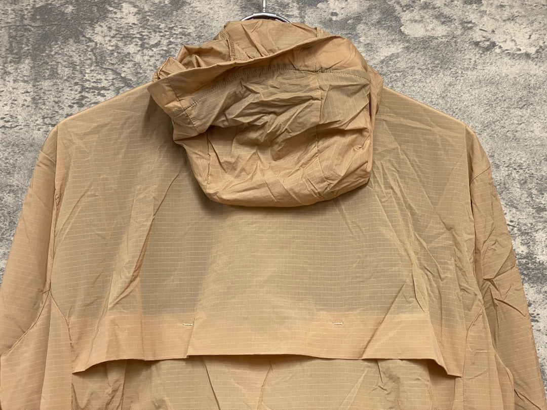 JY661 カフェドシクリステ CAFE DU CYCLISTE 長袖 フーディ ウィンドブレーカー 薄茶 L