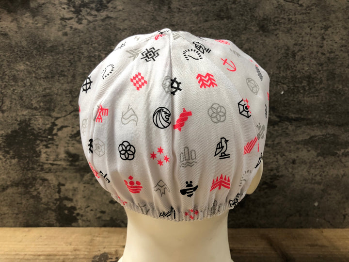 JZ487 ラファ RAPHA サイクルキャップ RCC 白黒 ピンク
