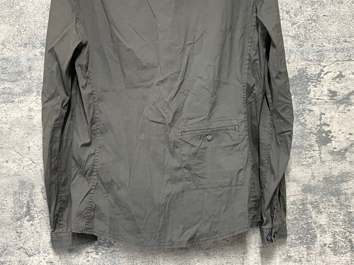 KI184 ラファ Rapha LONG SLEEVE SHIRT 長袖 シャツ ブラウン M