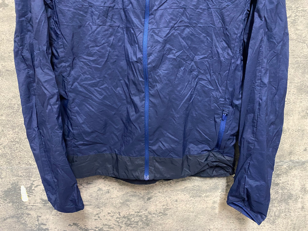KQ688 ラファ Rapha EXPLORE LIGHTWEIGHT JACKET 長袖 ウインドブレイカー ネイビー S