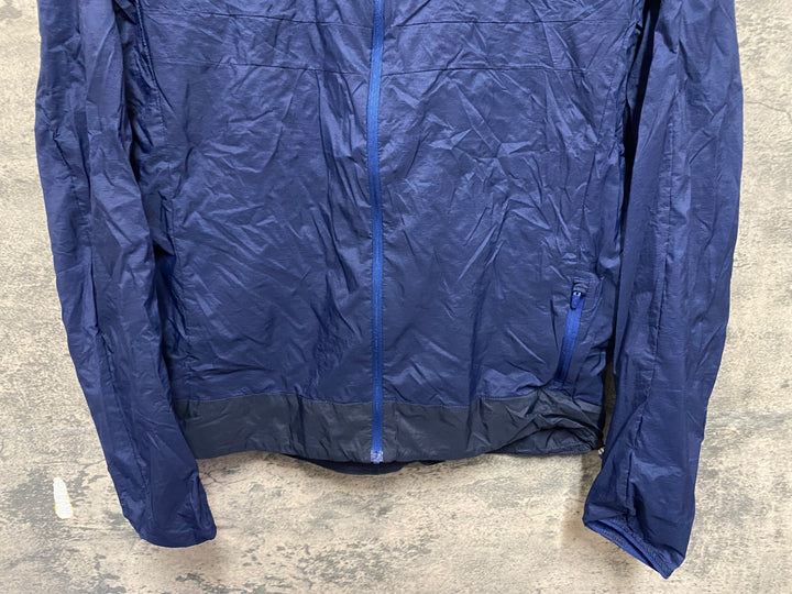 KQ688 ラファ Rapha EXPLORE LIGHTWEIGHT JACKET 長袖 ウインドブレイカー ネイビー S