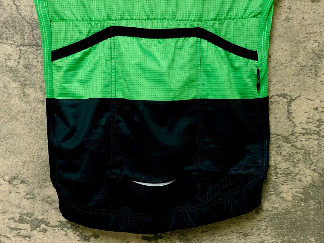 KN748 カフェドシクリステ Cafe du Cycliste ANGELINE 半袖 サイクルジャージ 緑 XS
