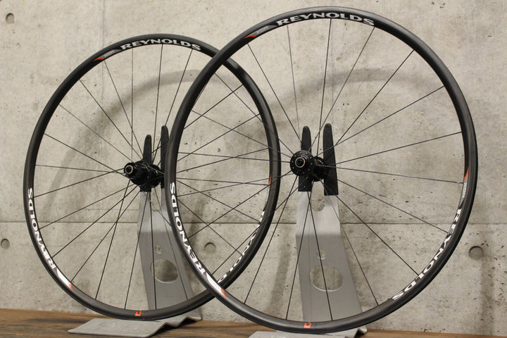 レイノルズ REYNOLDS KOM カーボン チューブラー ホイールセット シマノ10S 【福岡店】