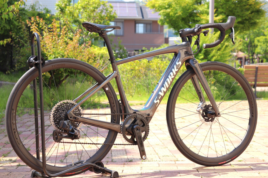 【訳あり】 スペシャライズド SPECIALIZED エスワークス クレオ S-WORKS TURBO CREO SL 2021年モデル Sサイズ スラム RED AXS D1 MIX 12S カーボン ロードバイク E-BIKE 【芦屋店】