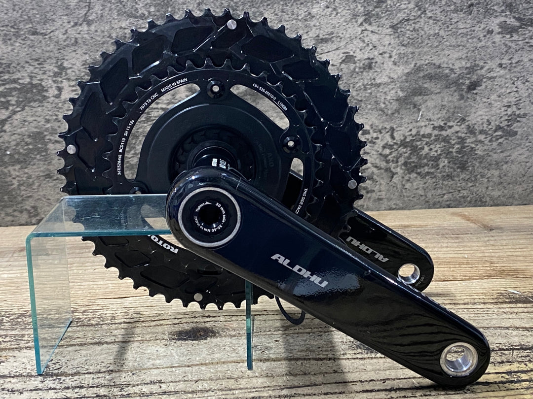 KB662 ローター ROTOR ALDHU SIGEYI パワーメーター クランクセット ROAD30 52/36 165mm