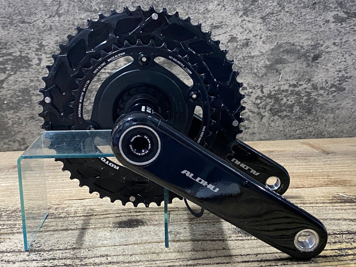KB662 ローター ROTOR ALDHU SIGEYI パワーメーター クランクセット ROAD30 52/36 165mm