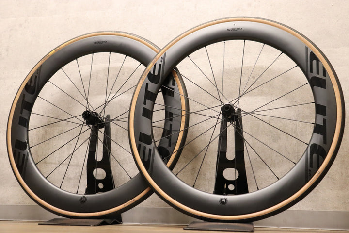 エリートホイールズ ELITEWHEELS エッジ ディスク EDGE60 DISC カーボン チューブレスレディ ホイールセット シマノ12/11S  【さいたま浦和店】