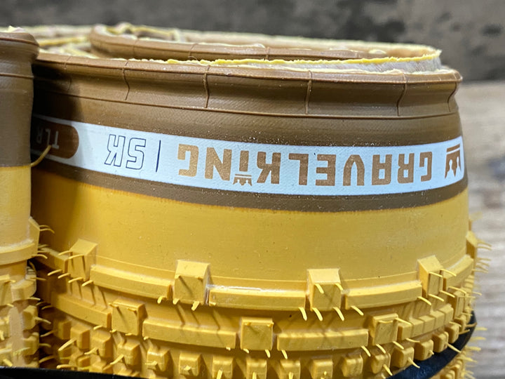 JV103 パナレーサー Panaracer グラベルキング GRAVELKING SK TLR タイヤ 700×40C 2本セット マスタード