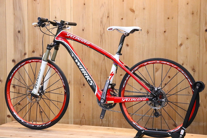 スペシャライズド SPECIALIZED エスワークス スタンプジャンパー S-WORKS STUMPJUMPER HT DISC 2009年モデル 15.5サイズ シマノ XTR MIX 9S カーボン MTB 【芦屋店】