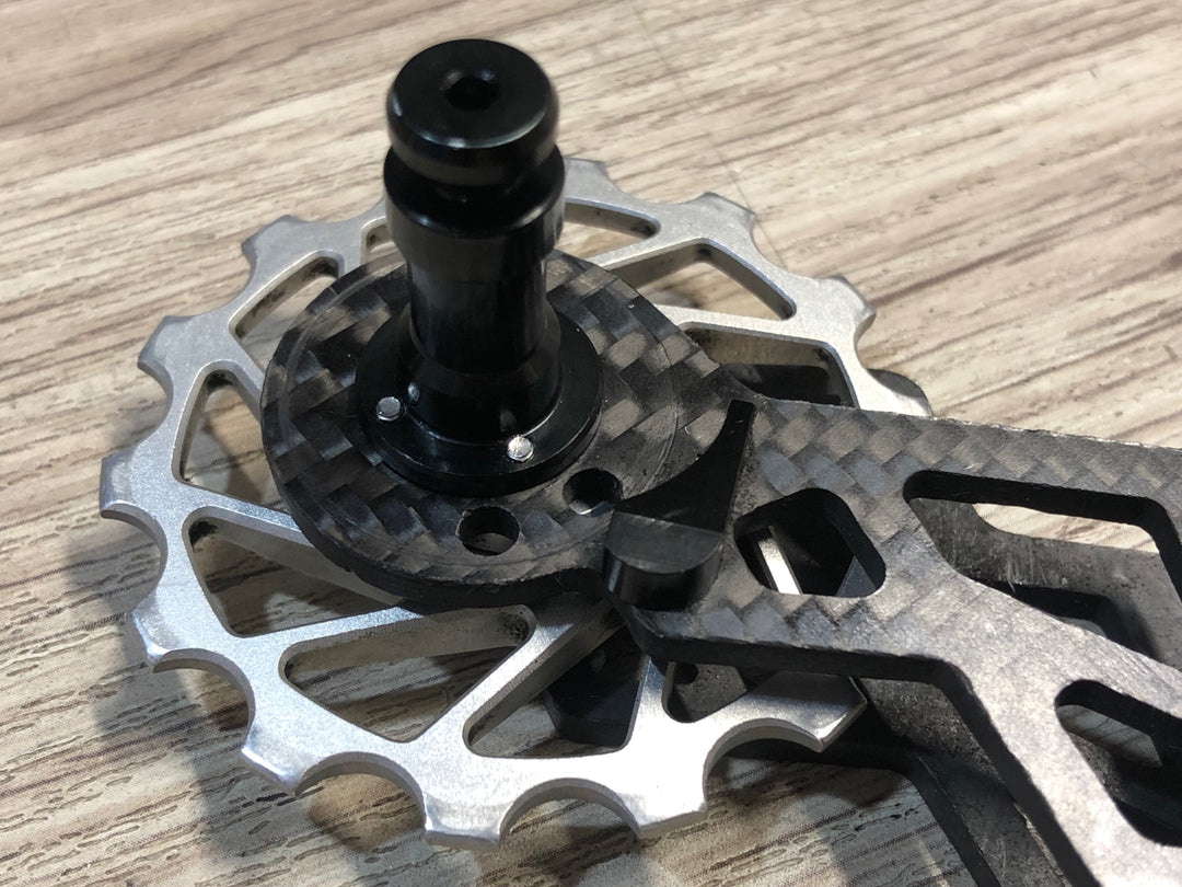 JQ886 ノバライド NOVA RIDE ビッグプーリー シルバー 7/17T SHIMANO ULTEGRA/DURA-ACE 11S ※回転ざらつき