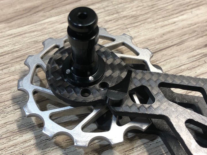 JQ886 ノバライド NOVA RIDE ビッグプーリー シルバー 7/17T SHIMANO ULTEGRA/DURA-ACE 11S ※回転ざらつき