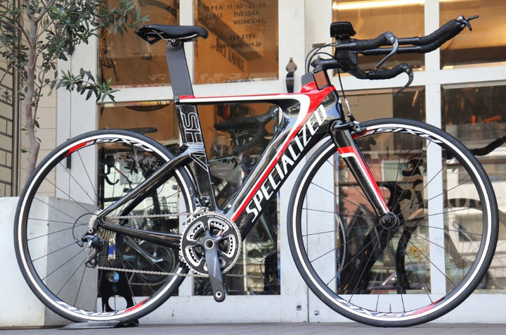 スペシャライズド SPECIALIZED シヴ SHIV EXPERT 2015モデル Sサイズ シマノ アルテグラ 6800 11S カーボン トライアスロンバイク 【横浜店】