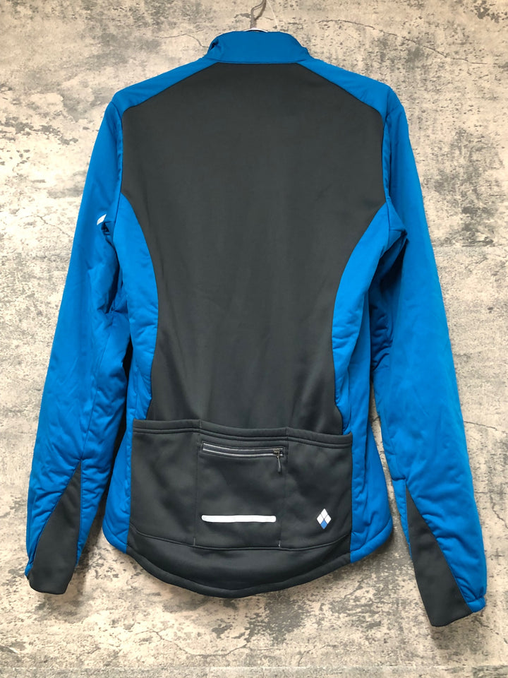 KB925 モンベル mont-bell 長袖 サイクルジャケット 青 M 裏起毛