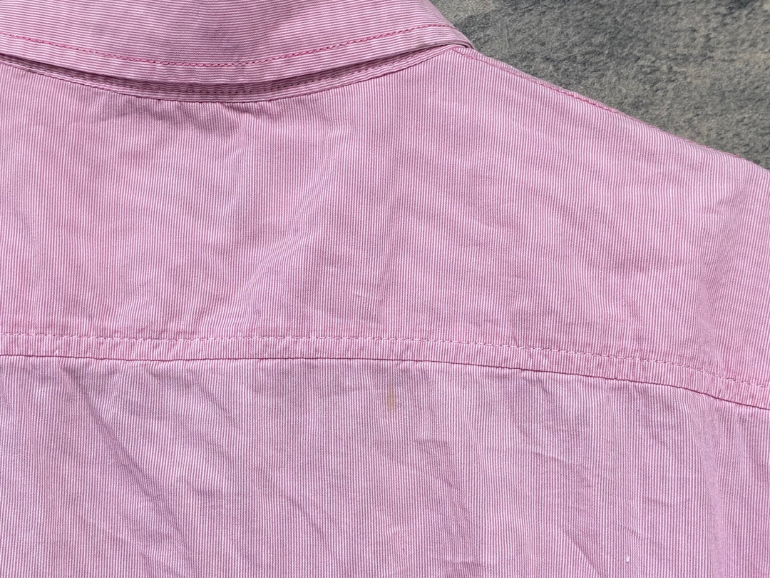 KD502 ラファ Rapha SHIRT SHORTS SLEEVE 半袖 シャツ ピンク L ※シミ