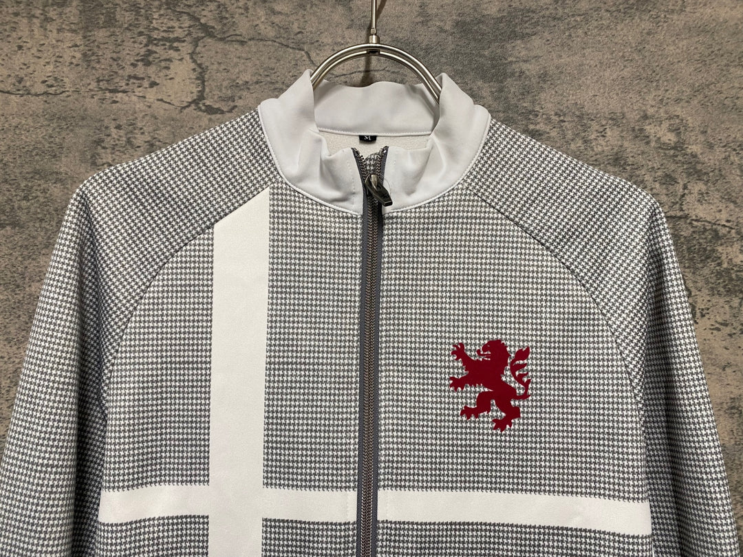 JD828 カペルミュール KAPELMUUR 長袖 サイクルジャージ 白 グレー M