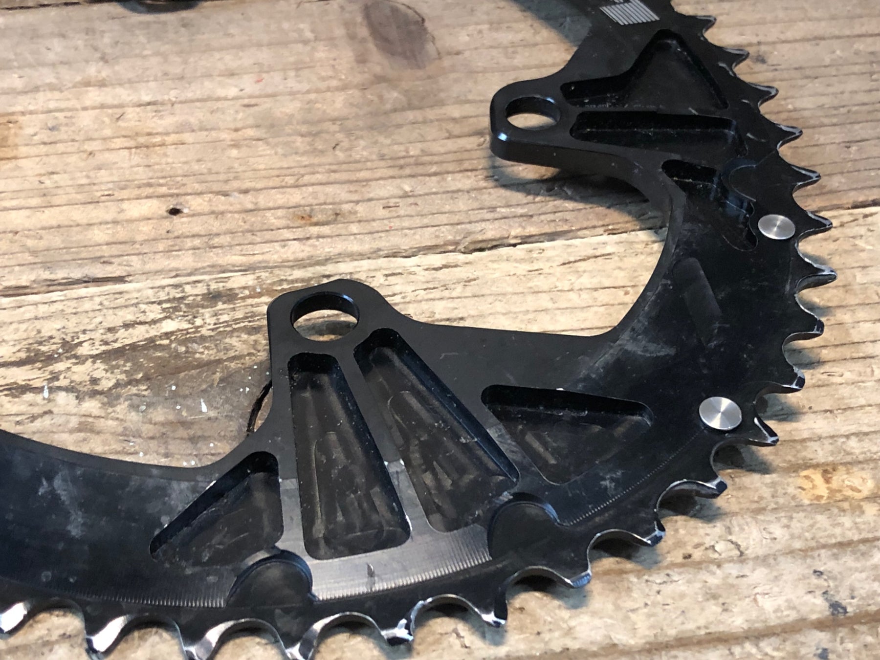 競輪 専用 JP618 ローター ROTOR QRINGS 楕円チェーンリング アウター 52T 110BCD