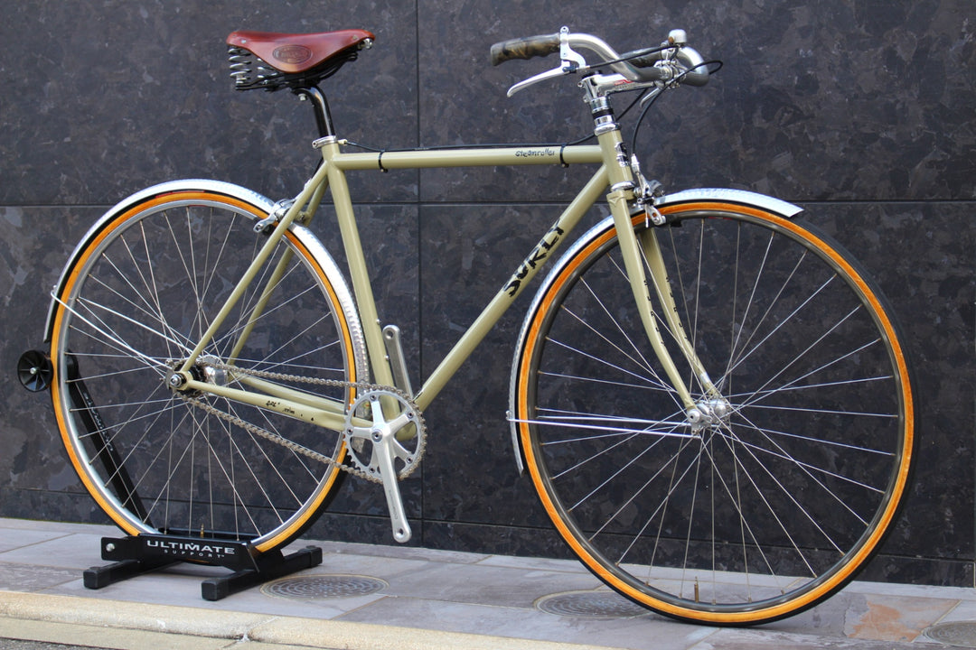 【店頭受け取り限定】サーリー SURLY スチームローラー STEAMROLLER 49サイズ 固定ギア クロモリ ピストバイク 【福岡店】