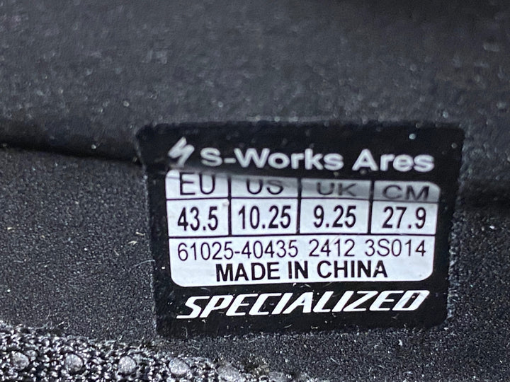 KC328 スペシャライズド SPECIALIZED エスワークス S-WORKS Ares 2 ビンディングシューズ 黒 EU43.5