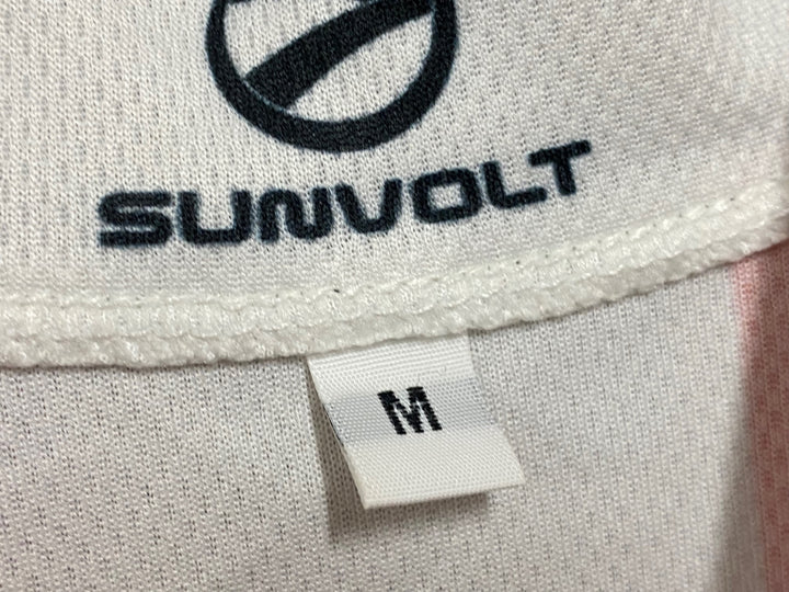 JM215 サンボルト SUNVOLT AURORA 半袖 サイクルジャージ 赤 黒 白 M FORTUNA 痛ジャージ