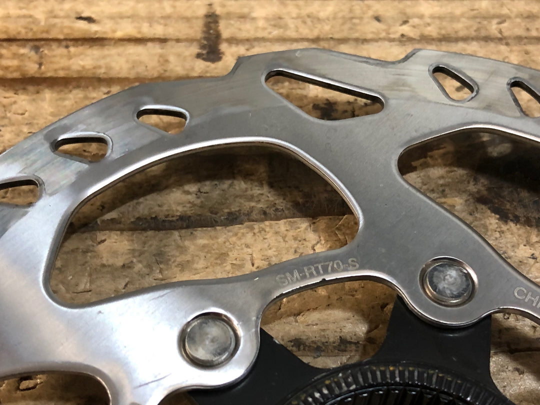 KH181 シマノ SHIMANO SM-RT70 ディスクブレーキローター Φ160 2枚セット 実測1.75