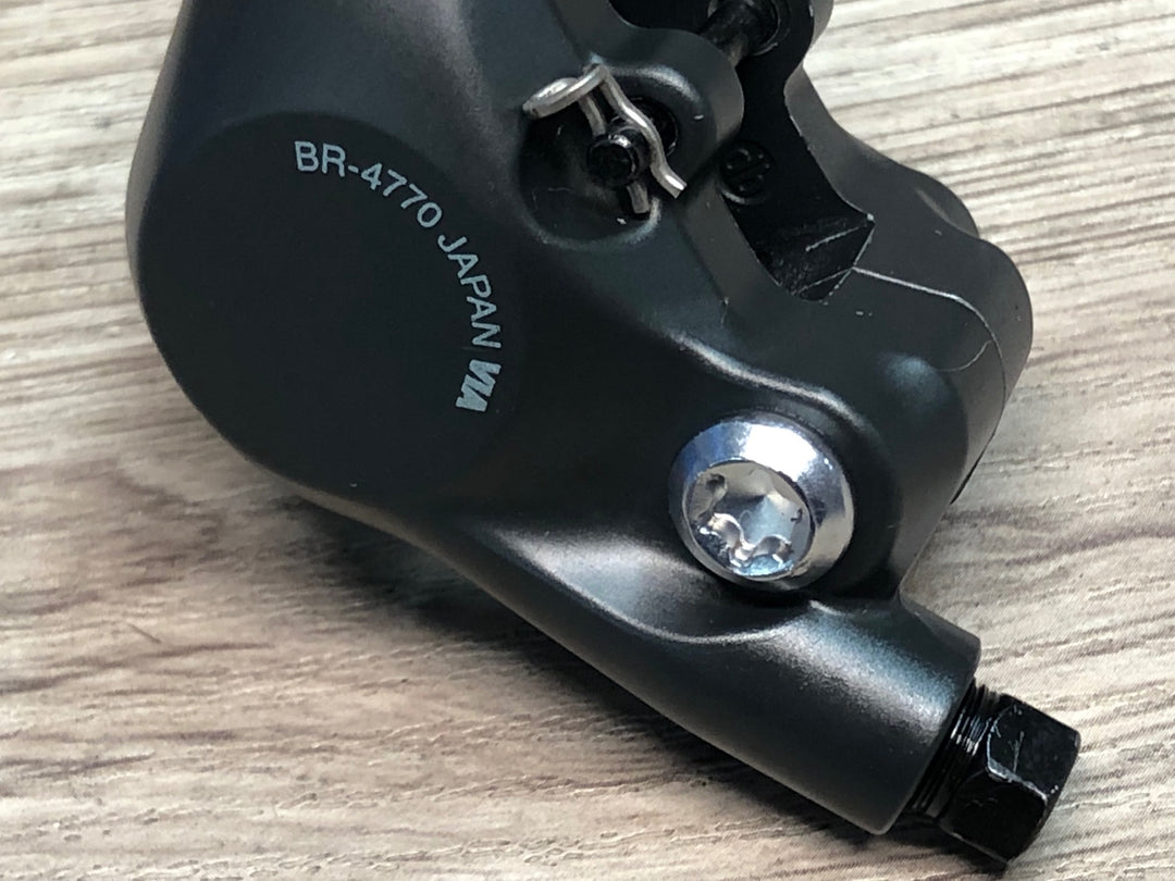 JE552 シマノ SHIMANO ティアグラ TIAGRA BR-4770 油圧 ディスク ブレーキ キャリパー 前後セット