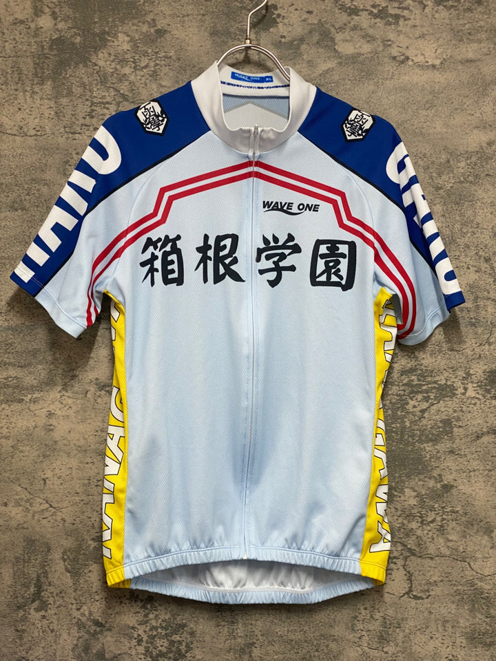 KF254 ウエイブワン WAVE ONE 半袖 サイクルジャージ 総柄 XL 弱虫ペダル 箱根学園 ※汚れ