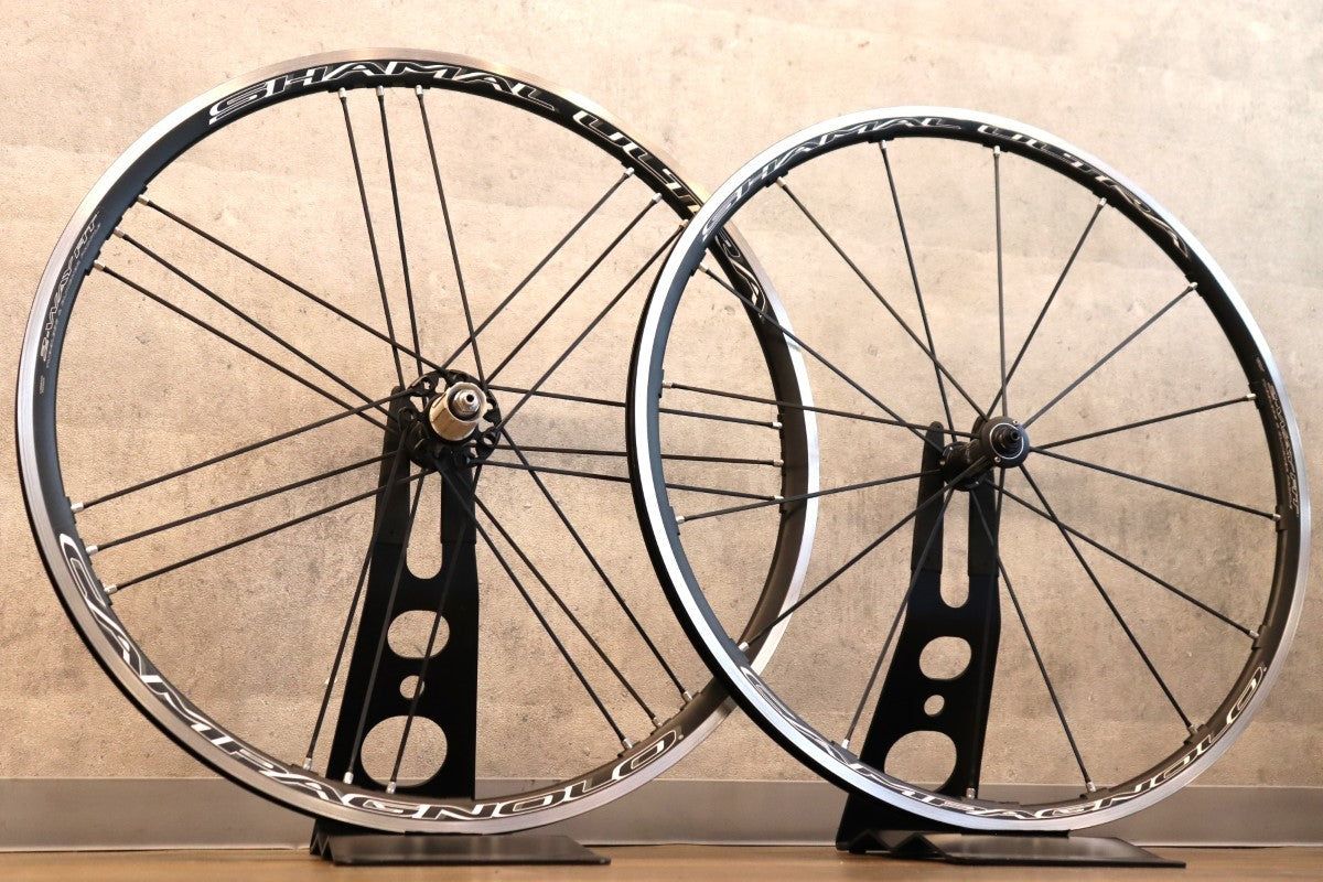 カンパニョーロ campagnolo シャマルウルトラ SHAMAL ULTRA 2-WAY FIT アルミ チューブレス ホイールセット シマノ  12/11S 【さいたま浦和店】」