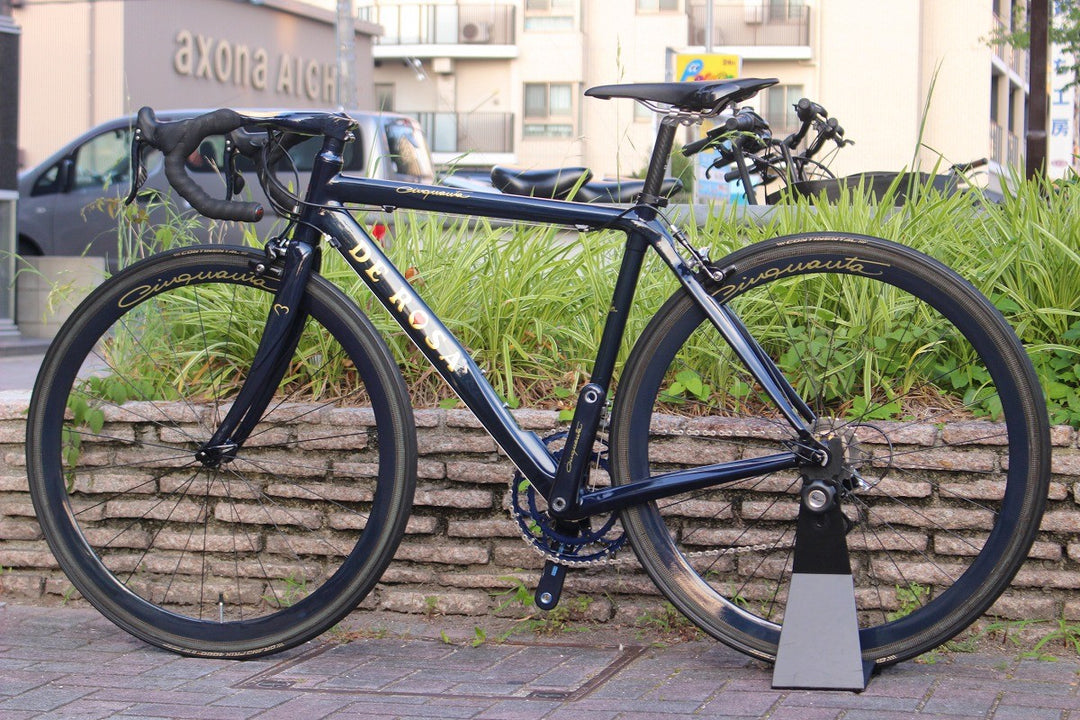 50周年モデル デローザ DE ROSA チンクワンタ CINQUANTA 2004 カンパニョーロ レコード 10S カーボン ロードバイク 【名古屋店】