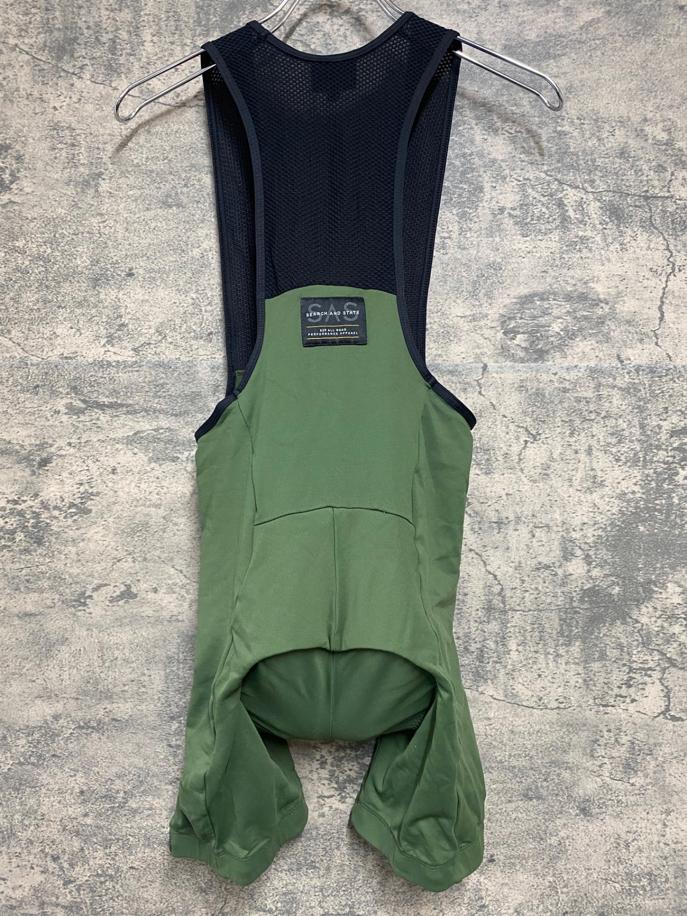 JJ927 サーチアンドステイツ SEARCH AND STATE ビブショーツ グリーン