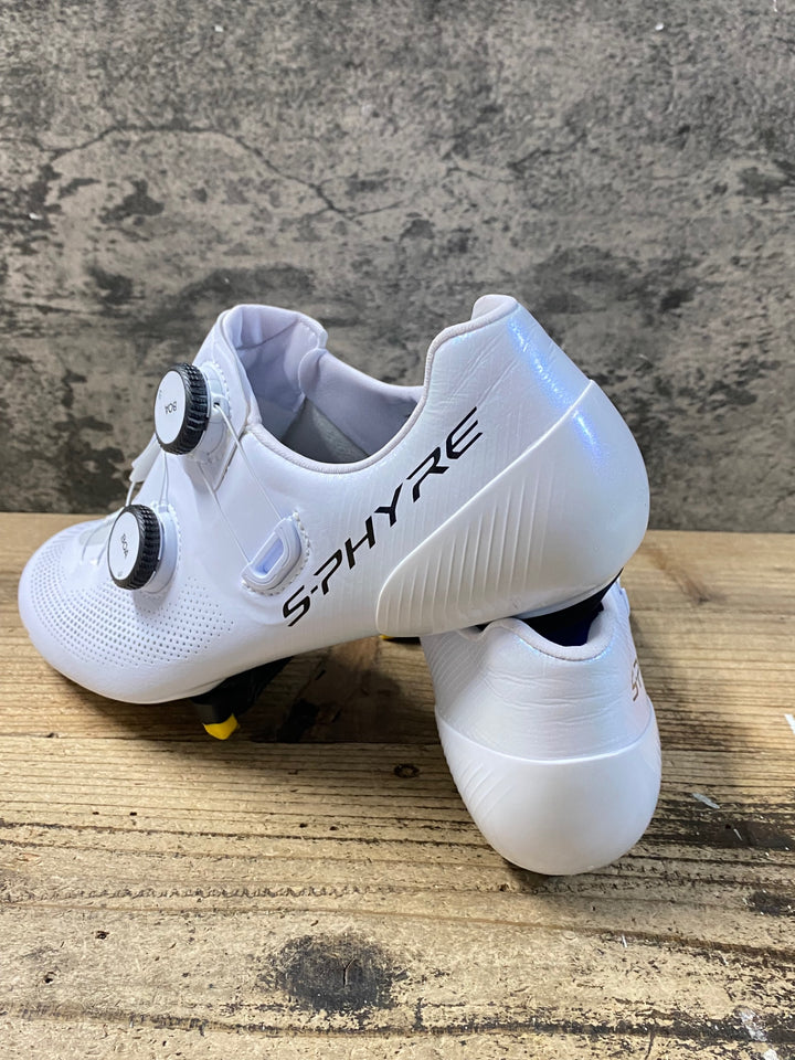 KB943 シマノ SHIMANO S-PHYRE SH-RC903M ビンディングシューズ EU41 3穴 白