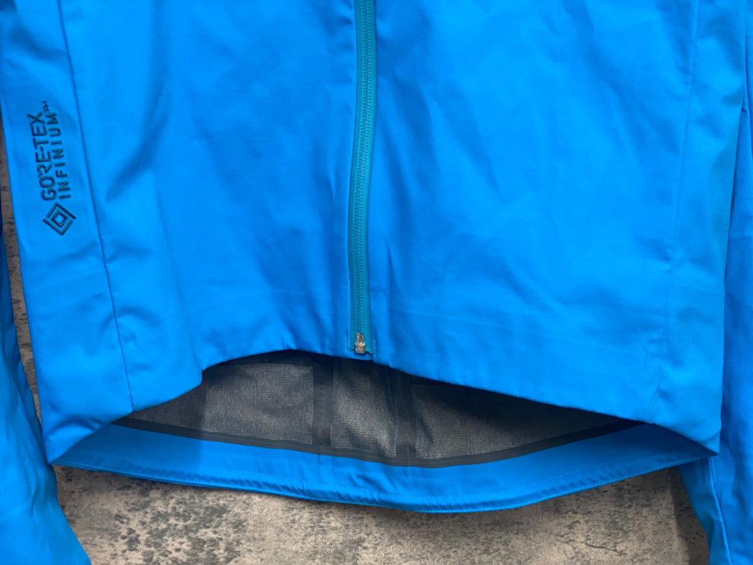 JO295 ラファ Rapha CLASSIC WINTER JACKET 長袖 サイクルジャケット 水色 S GORE-TEX INFINIUM
