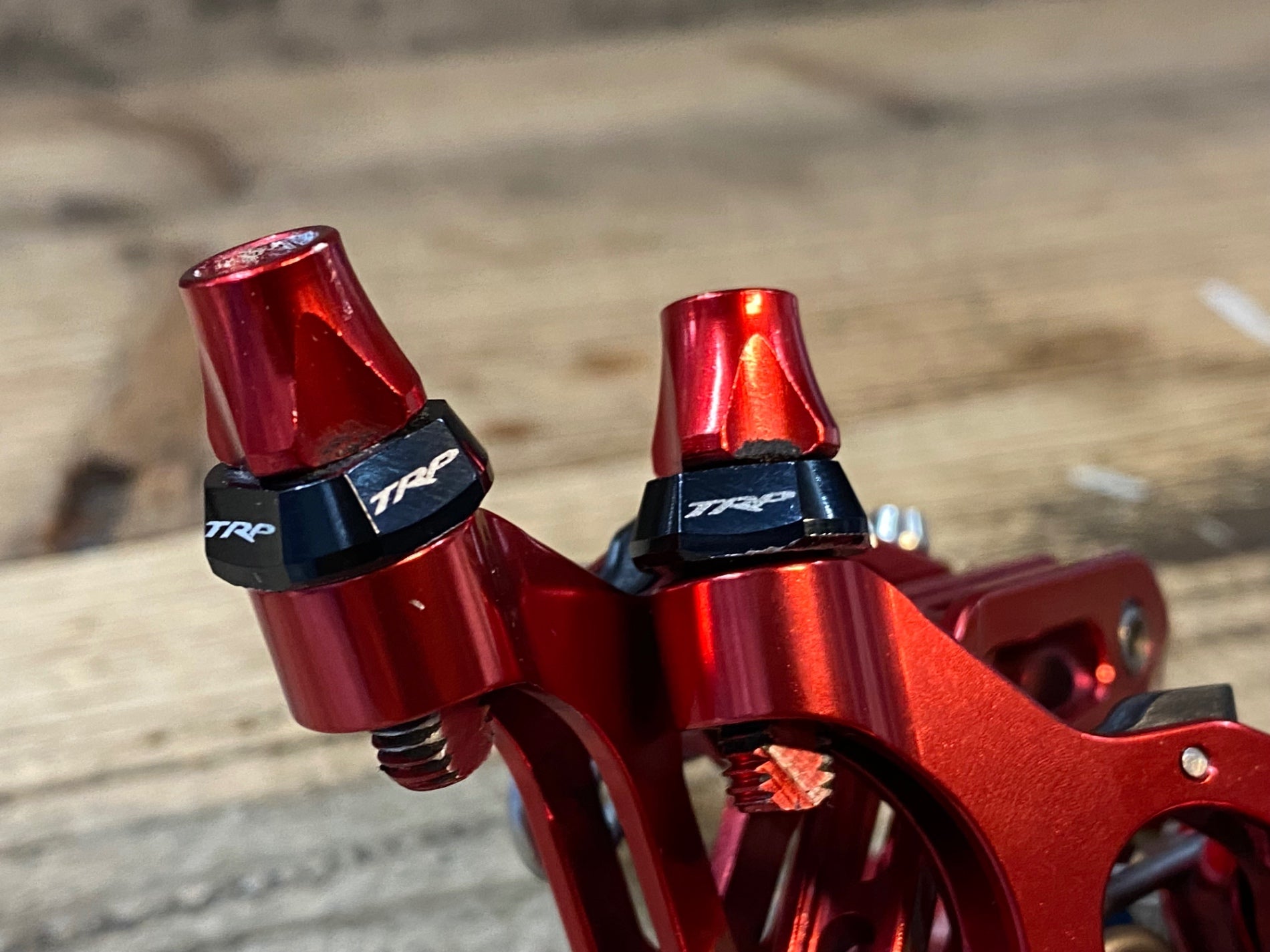 JW837 TRP R960 キャリパーブレーキ 前後セット ※固定ナット欠品