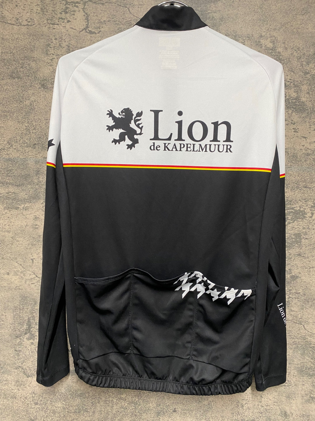 JG310 リオンドカペルミュール Lion de KAPELMUUR 長袖 サイクルジャージ 白 M