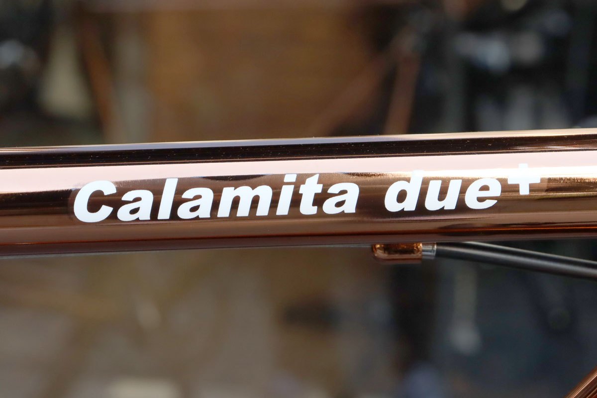 カラミータ Calamita デュエ DUE+ XSサイズ 2011年頃 シマノ Shimano Sora 2x9s クロモリ ロードバイク【東京南麻布店】