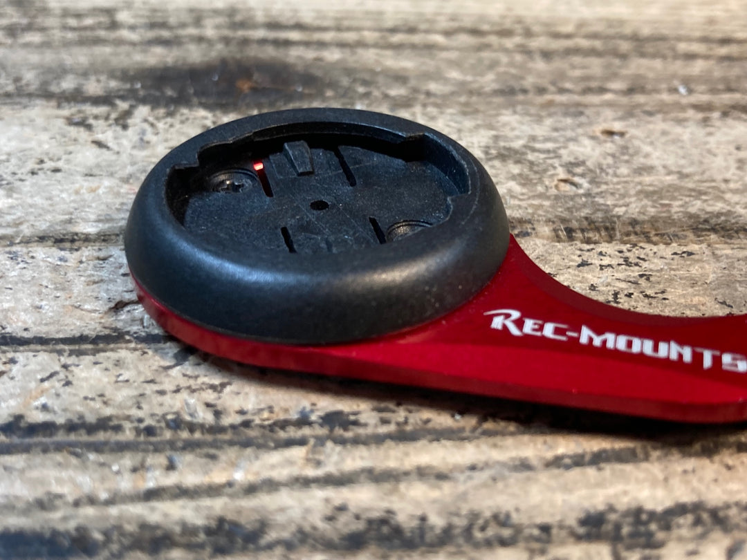 JO147 レックマウント REC-MOUNTS 片持 サイクルコンピューターマウント Φ31.8 赤