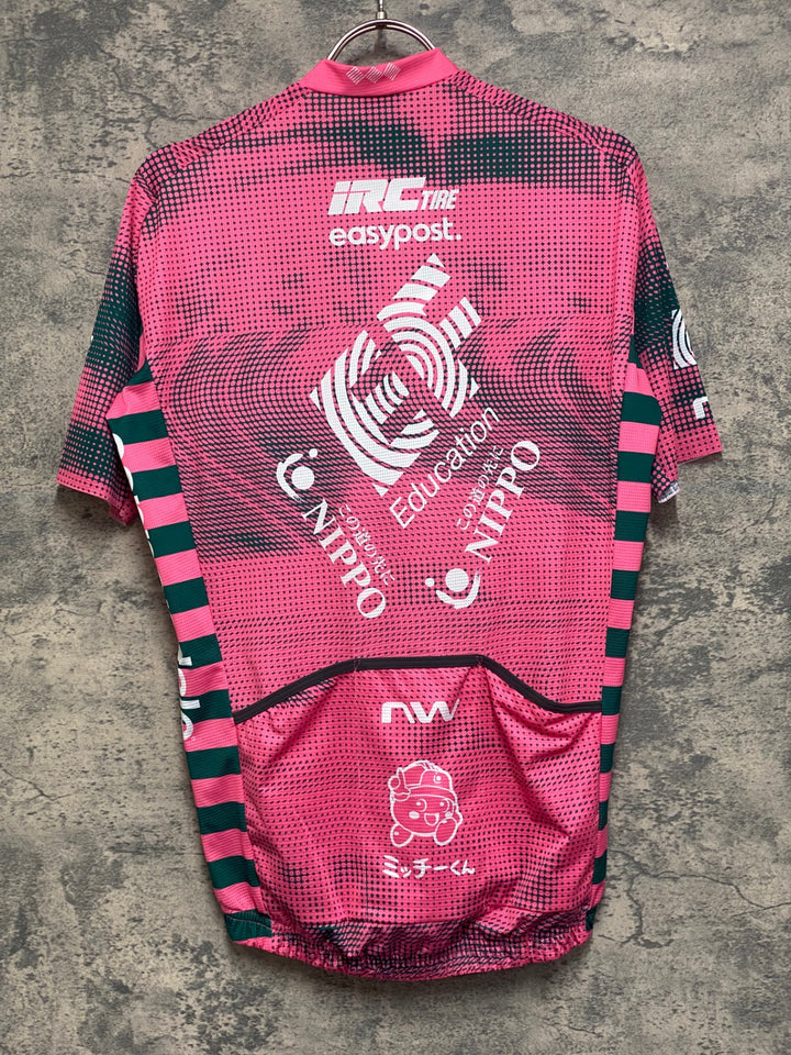 JN354 ノースウェーブ NORTHWAVE 半袖 サイクルジャージ ピンク M EF EDUCATION