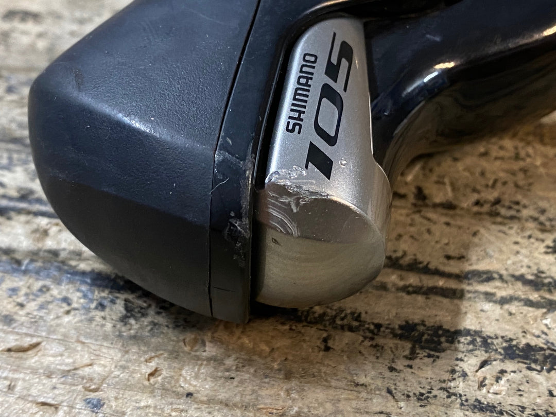 JS616 シマノ SHIMANO 105 ST-5800 左 STIレバー 黒