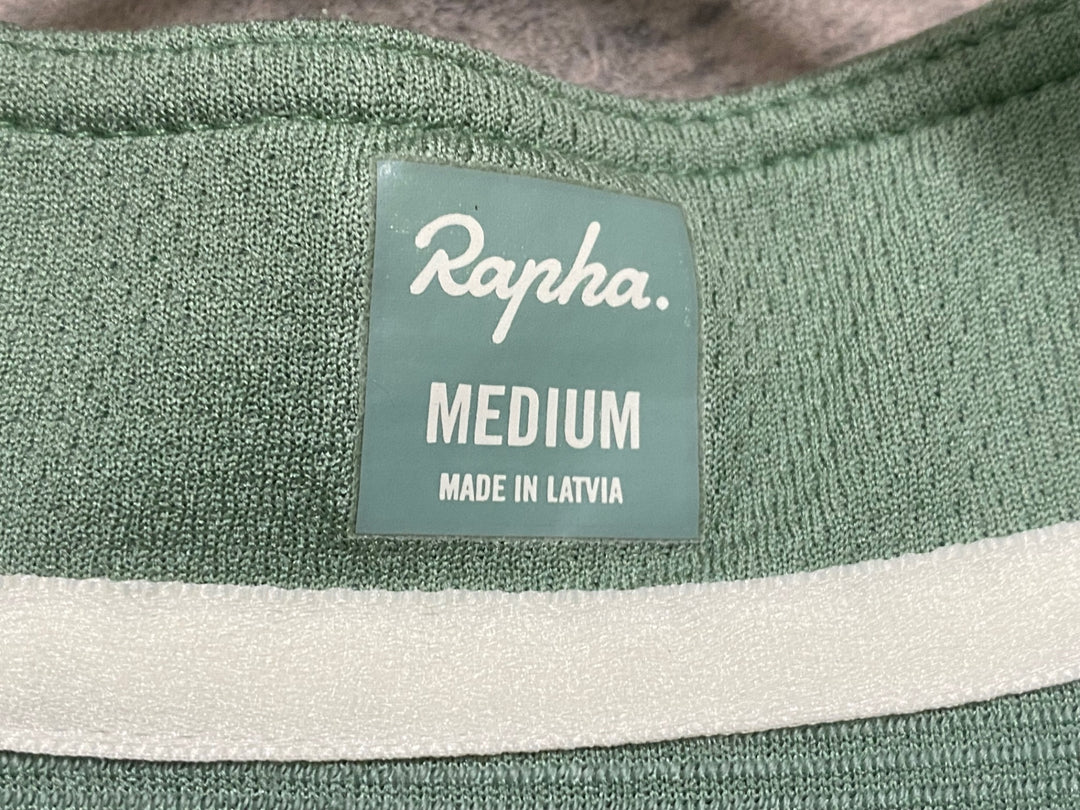 KA862 ラファ Rapha MEN'S LIGHTWEIGHT JERSEY 半袖 サイクルジャージ グリーン M