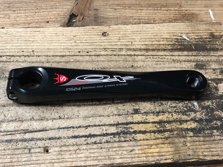 JY545 スギノ SUGINO OX IDS24 クランクセット 黒 48/32T 172.5mm