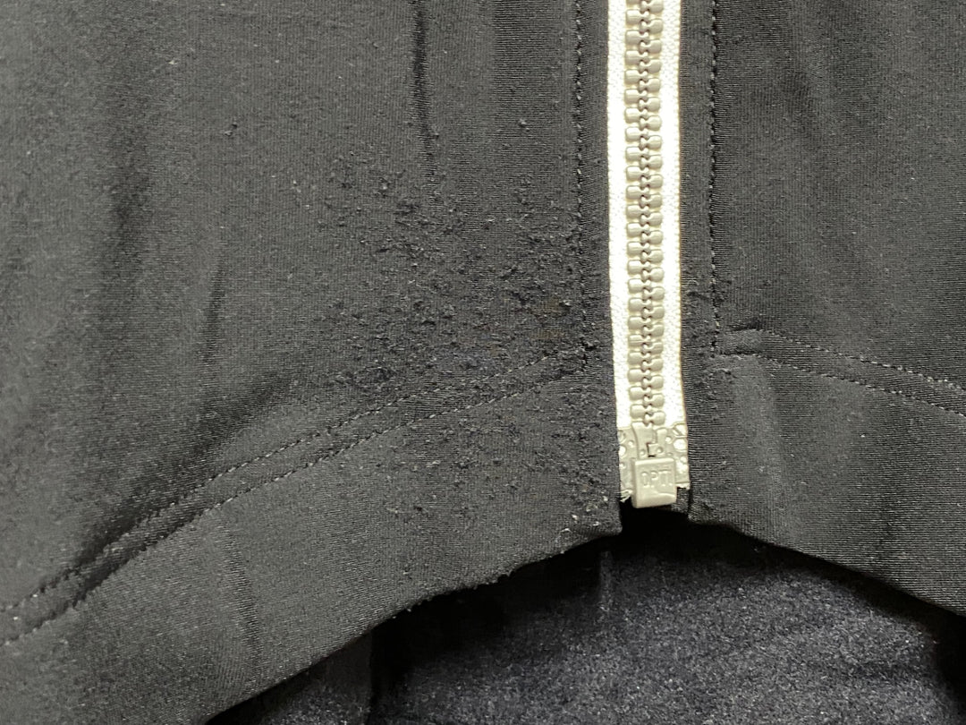 JQ217 アソス assos AIR BLOCK 851 長袖サイクルジャケット 黒 M 裏起毛 ほつれあり