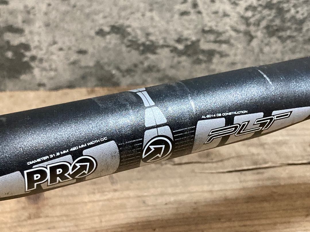 KF579 シマノ SHIMANO PRO PLT アルミ ドロップハンドル Φ31.8 エンドC-C420mm