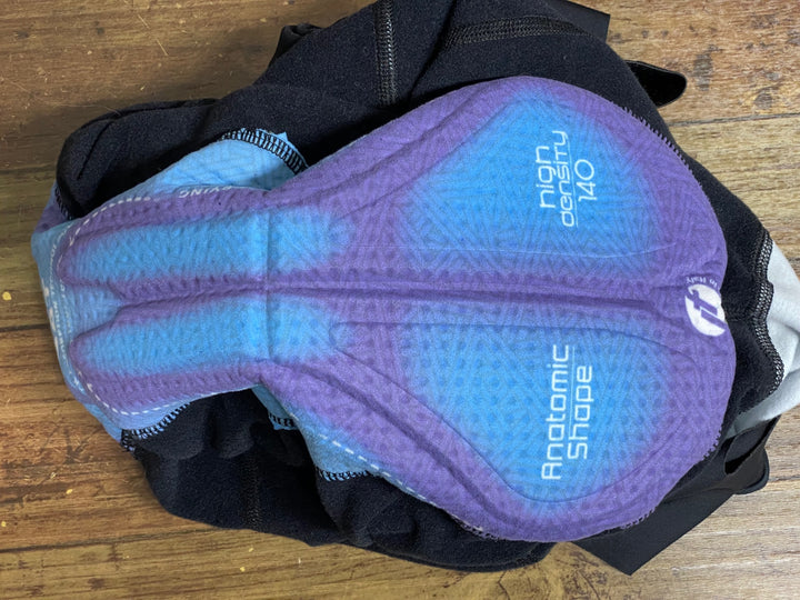 KC244 ジェッセージ GSG ビブタイツ 黒 S 裏起毛
