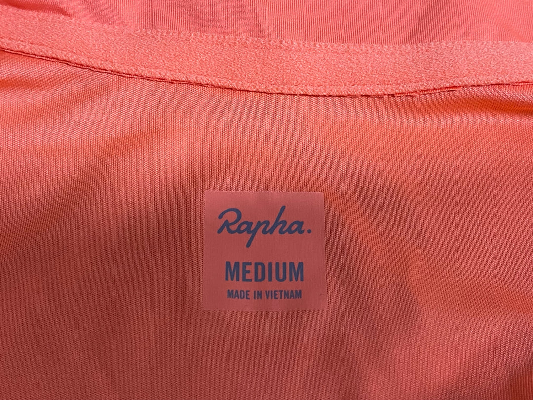 KC760 ラファ Rapha LONGSLEEVE JERSEY 長袖 サイクルジャージ オレンジ 水色 M