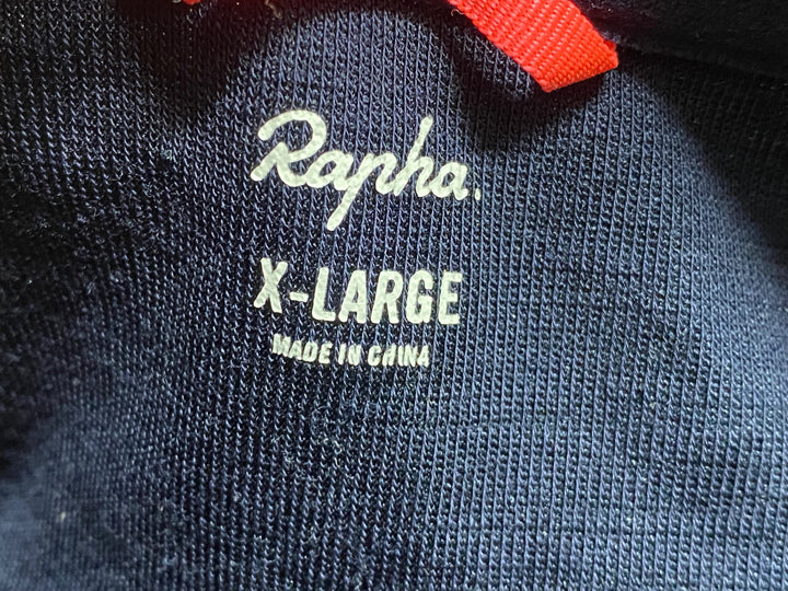 JZ242 ラファ Rapha BREVET JERSEY 半袖 サイクルジャージ 青 XL