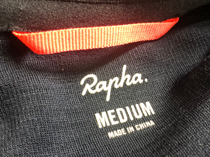 KI982 ラファ Rapha BREVET LONG SLEEVE JERSEY 長袖 サイクルジャージ ネイビー M