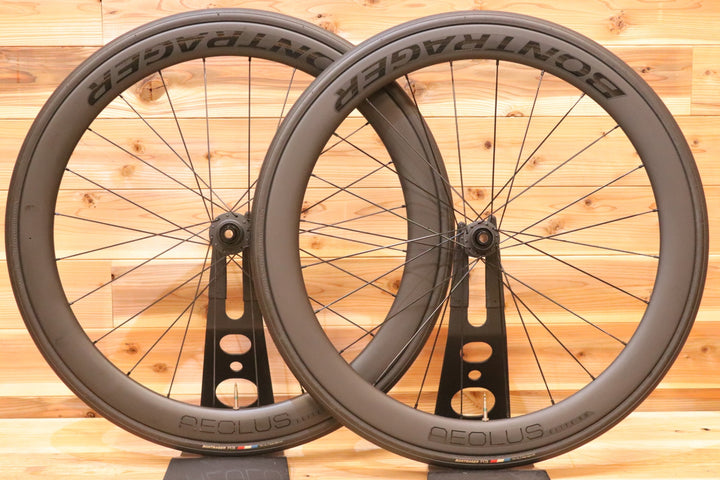 ボントレガー BONTRAGER アイオロス エリート AEOLUS ELITE 50 DISC シマノ 11S/12S 21C カーボン チューブレスレディ ホイールセット 【広島店】